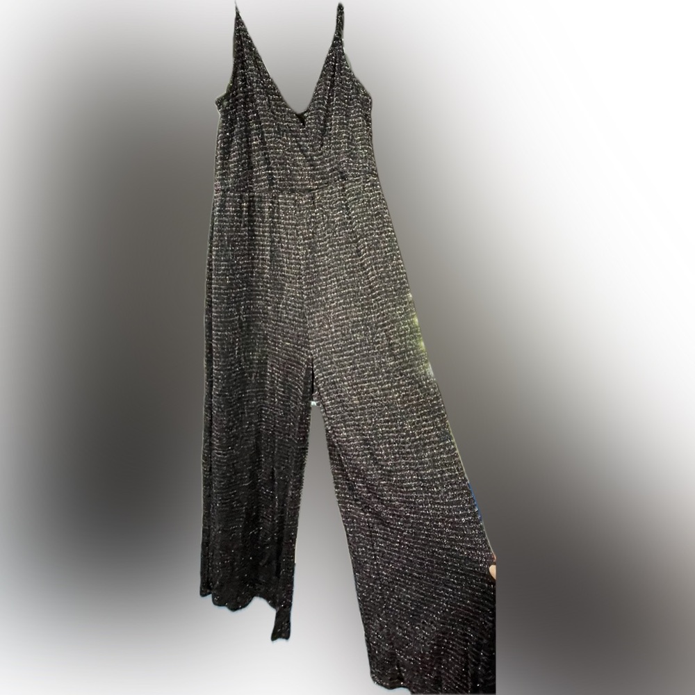 Wild Fable sparkly v-neck jumpsuit